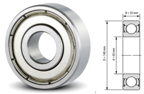 6313, 6313Z, 6313ZZ, 6313RS, 6313-2RS Ball Bearings 65x140x33mm – Deep Groove Ball Bearings for Industrial & Mechanical Applications