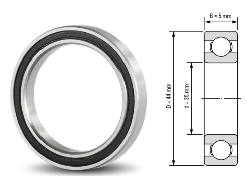 Needle Bearing for Printing Machines