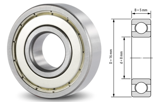 Needle Bearing for Printing Machines