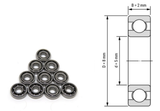 Needle Bearing for Printing Machines