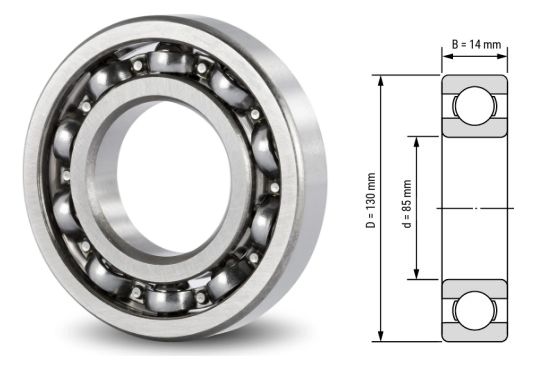 Needle Bearing for Printing Machines