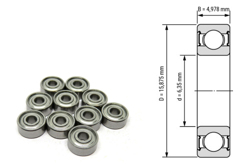 Needle Bearing for Printing Machines