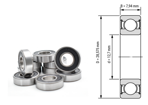 Needle Bearing for Printing Machines