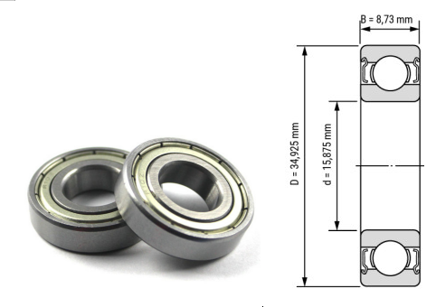 Needle Bearing for Printing Machines