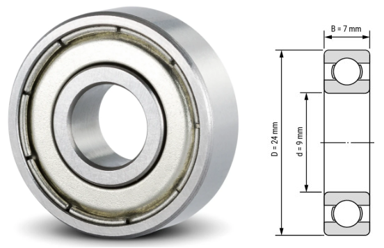 S609, S609Z, S609ZZ, S609RS, S609-2RS Stainless Steel Deep Groove Ball Bearings 9x24x7mm – Corrosion-Resistant Mini Bearings for Medical Devices, Food Machinery, Marine Equipment & Small Motors