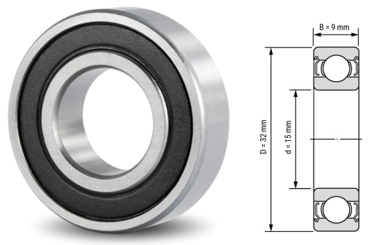 S6002, S6002Z, S6002ZZ, S6002RS, S6002-2RS Stainless Steel Deep Groove Ball Bearings 15x32x9mm – Corrosion-Resistant Mini Bearings for Medical Devices, Food Machinery, Marine Equipment & Small Motors
